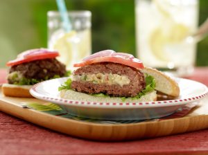 Grill Mashed Potatoes incognito with this Secret Ingredient Burger recipe.