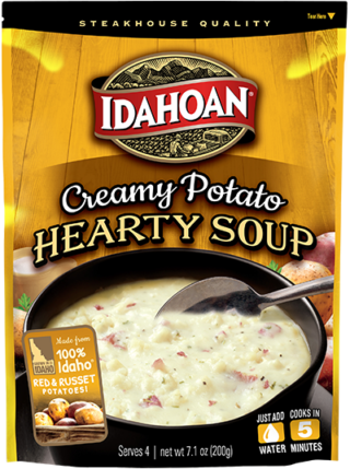 Idahoan Creamy Potato Hearty Soup Pouch