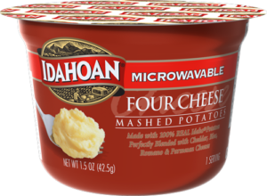 Idahoan Four Cheese Mashed Potatoes Cup