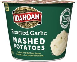 Idahoan Roasted Garlic Mashed Potatoes Cup Single
