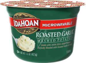 Idahoan Roasted Garlic Mashed Potatoes Cup