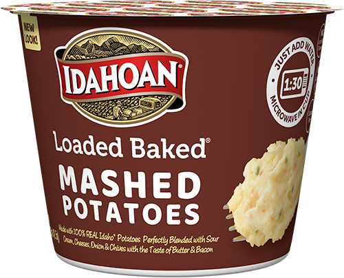 Idahoan Loaded Baked Mashed Potatoes Cup Single