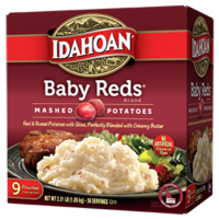 Idahoan Baby Reds Mashed Potatoes Club Pack 9 count carton