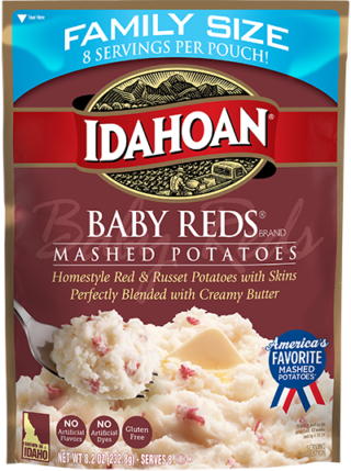 Idahoan Baby Reds Family Size Mashed Potatoes Pouch