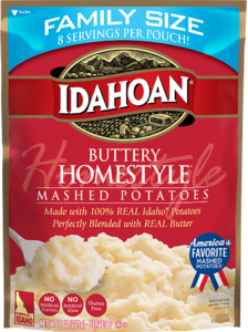 Idahoan Buttery Homestyle Family Size Mashed Potatoes Pouch