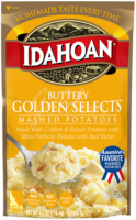 Idahoan Buttery Golden Selects Mashed Potatoes 4oz Pouch