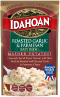 Idahoan Roasted Garlic & Parmesan Baby Reds Mashed Potatoes 4oz Pouch