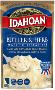 Idahoan Butter & Herb Mashed Potatoes 4oz Pouch