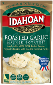 Idahoan Roasted Garlic Mashed Potatoes 4oz Pouch