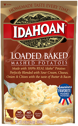 Idahoan Loaded Baked Mashed Potatoes 4oz Pouch