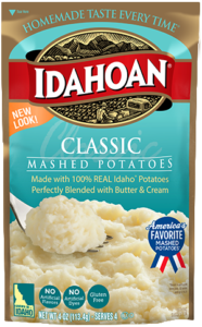 Idahoan Classic Mashed Potatoes 4oz Pouch