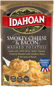 Idahoan Smokey Cheese & Bacon Mashed Potatoes 4oz Pouch