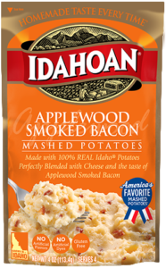 Idahoan Applewood Smoked Bacon Mashed Potatoes 4oz Pouch
