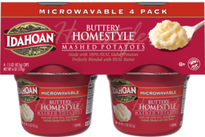 Idahoan Buttery Homestyle Mashed Potatoes Cups 4 pack