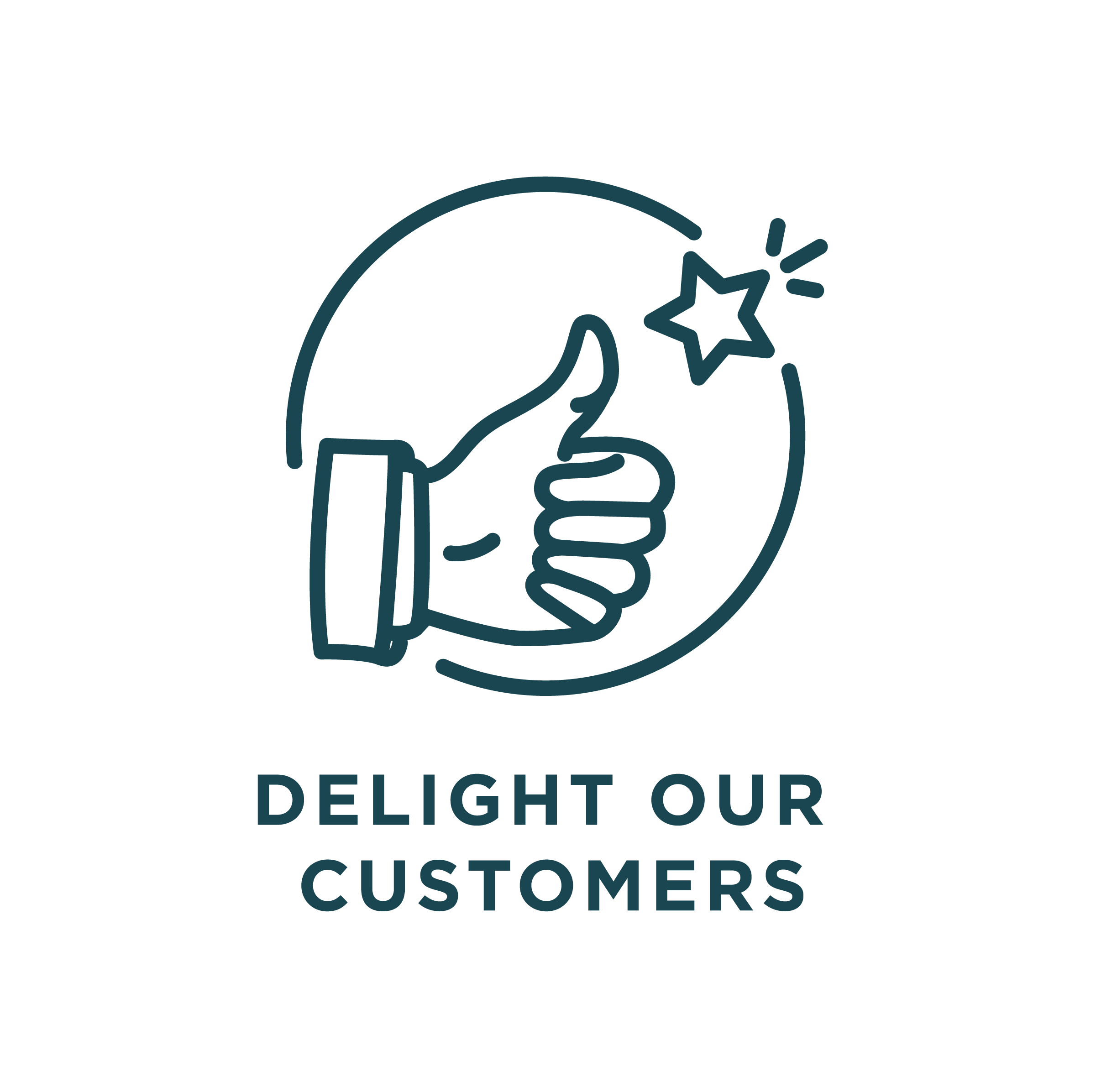 Idahoan Values - Delight our Customers Icon
