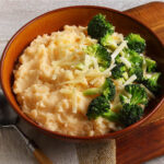 Mashed Potatoes with Broccoli and White Cheddar