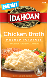 Idahoan Chicken Broth Mashed Potatoes 4oz Pouch