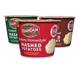 Assorted Idahoan Mashed Potatoes cups